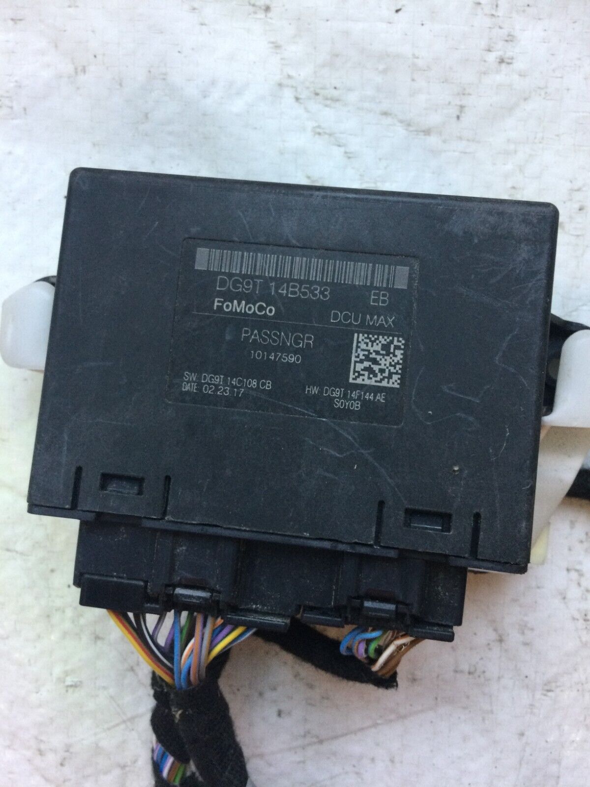 2018 Ford F-150 F150 Front Right Door Control Module W/ Harness OEM DG9T-14B533