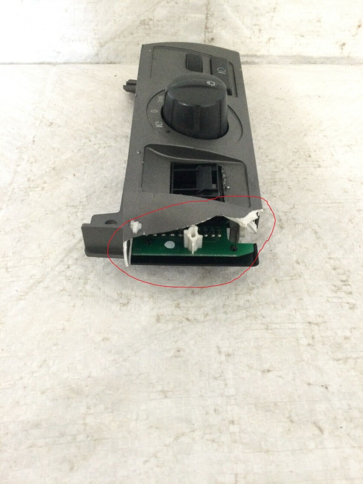 2004 BMW 745Li E65 E66 Dash Headlight Fog Dimmer Trunk open Switch OEM