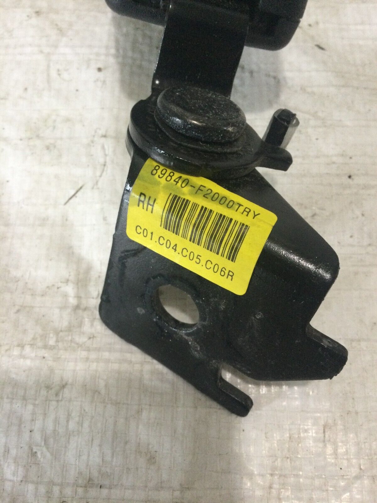 2017 Hyundai Elantra Rear Right Seat Belt Buckle OEM