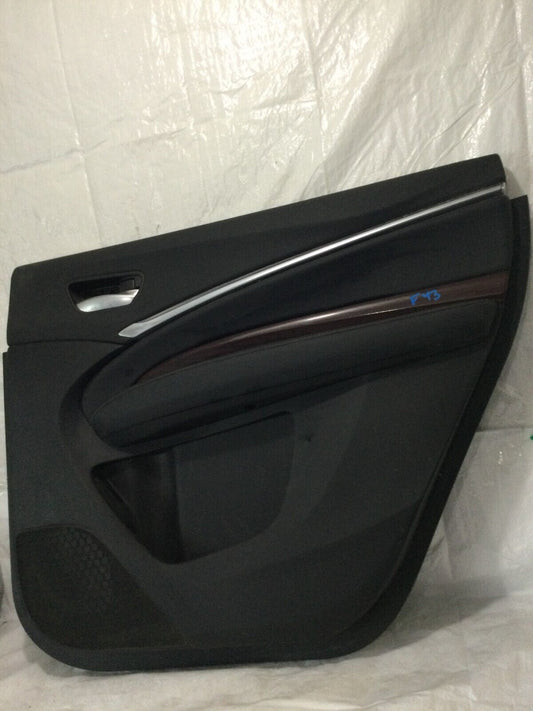 2016 Acura MDX Rear Right Door Trim Panel OEM