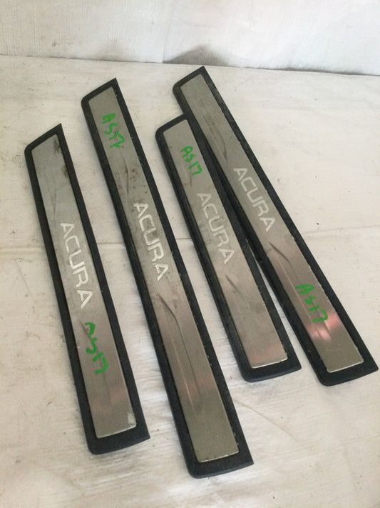 2007-2013 Acura MDX Sill Plate Set Of Four 4 OEM 84252-STX