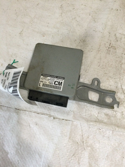 2014-2016 Toyota Corolla Power Steering Control Module 89650-02880