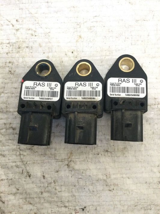 2010 Dodge Ram 2500 Right SRS Crash Impact Sensor 68056160AA OEM LH Set of 3
