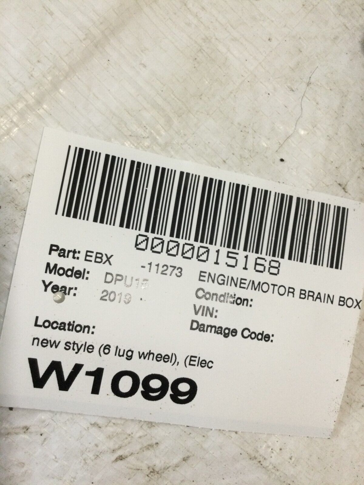 2019 Dodge ram 1500  Engine motor Brain Box 8743AI OEM