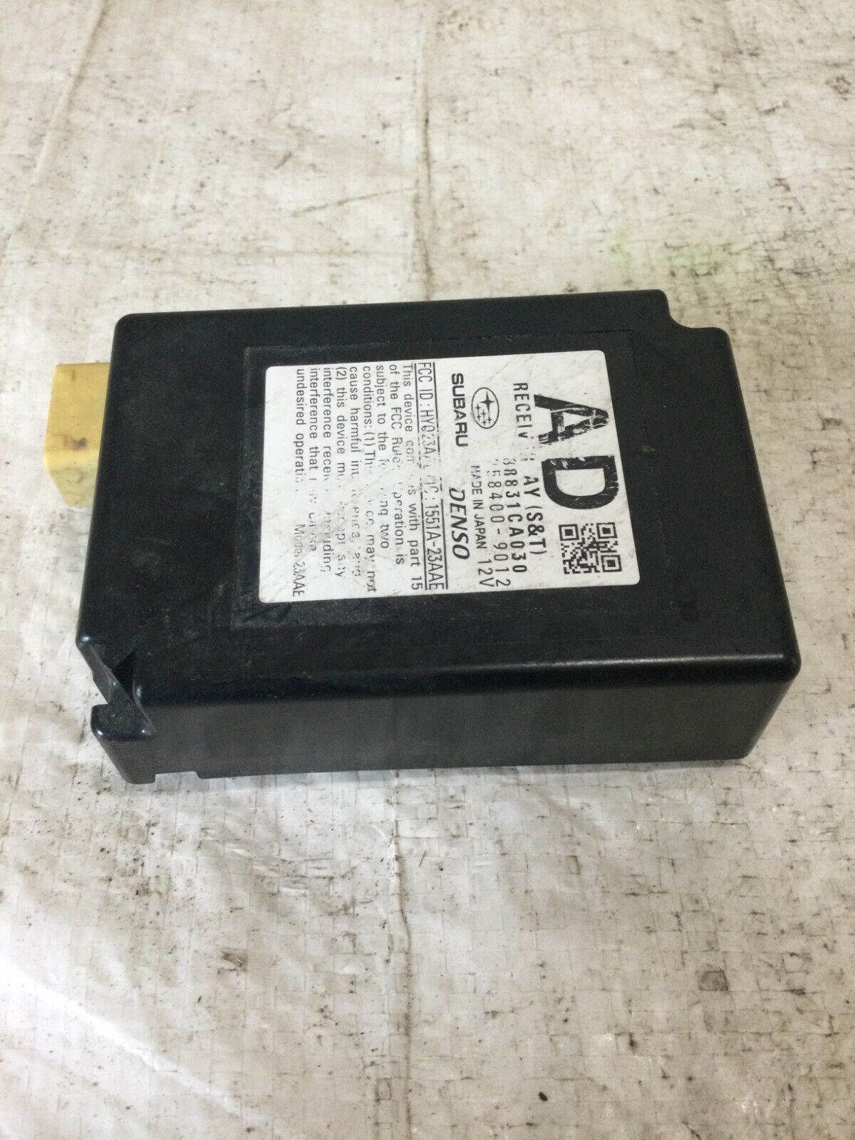 2018 Toyota 86 Anti Theft Keyless Entry Module OEM 38831CA030