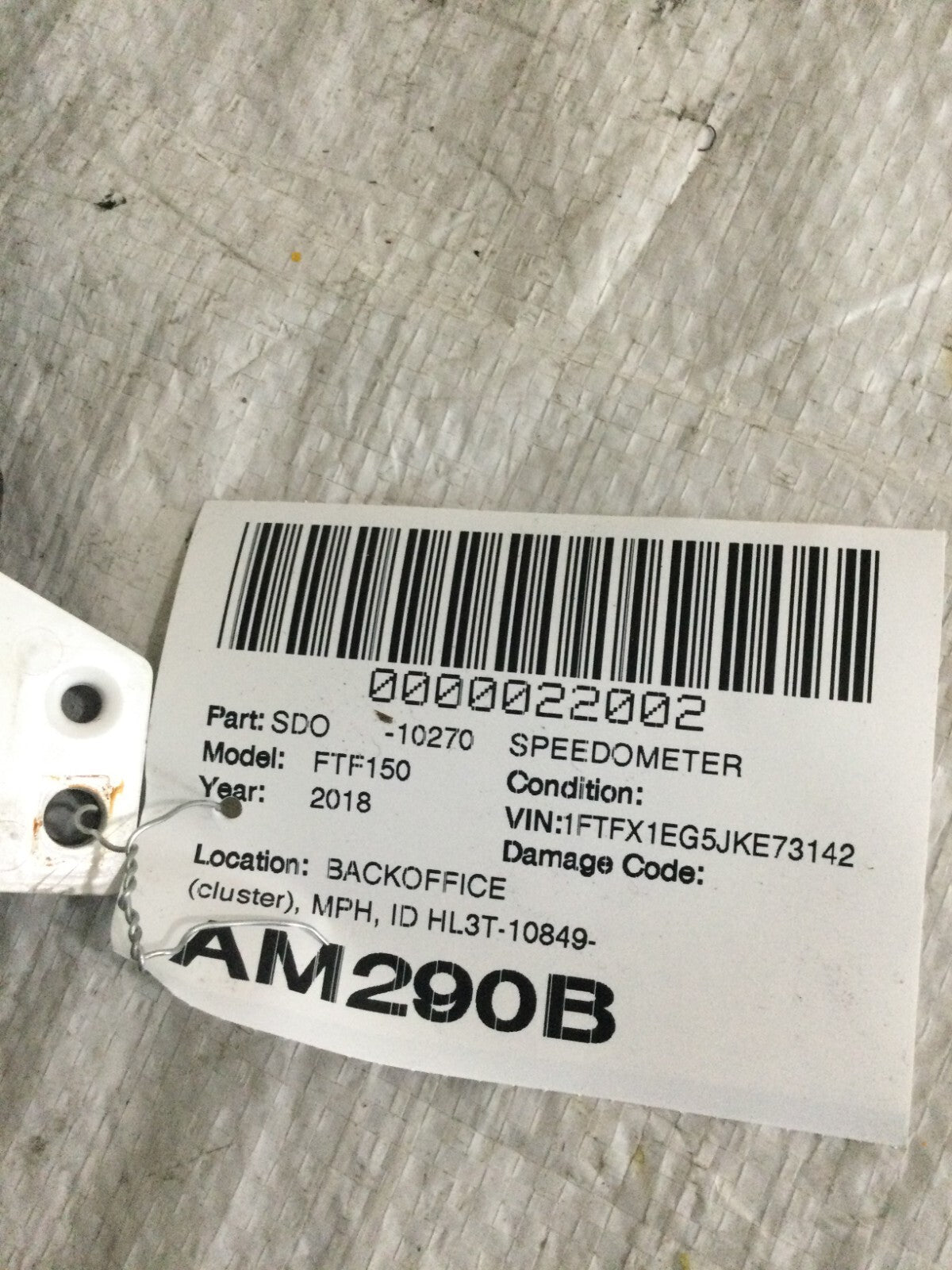 2018 Ford F-150 Speedometer Instrument Cluster OEM