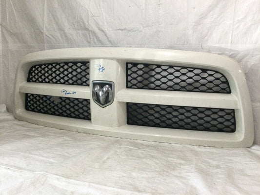 2012 Dodge Ram 1500 Grille Painted White OEM ( Insert Damage Marked )