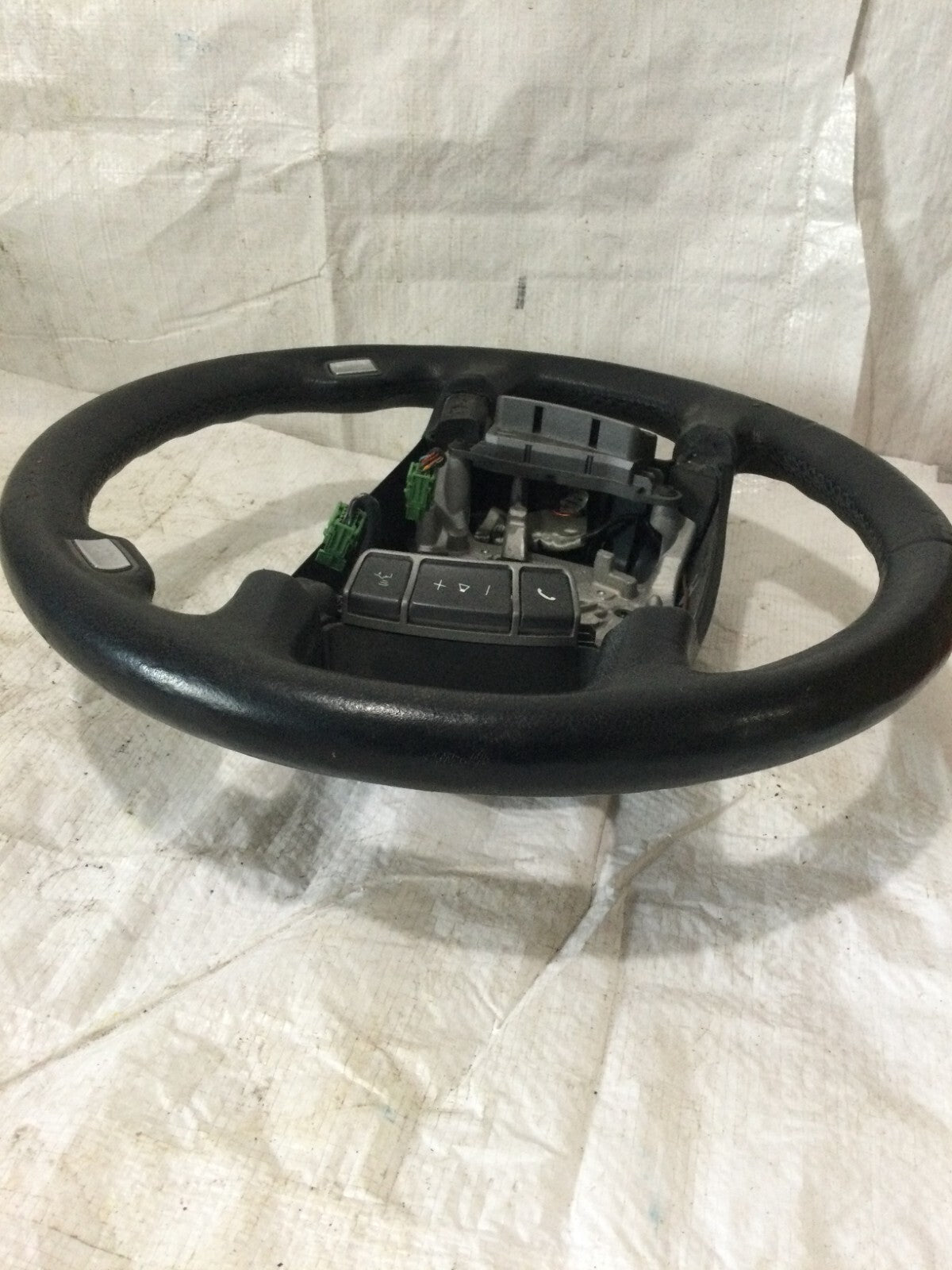 2004 BMW 745I Black Steering Wheel W/ Control Buttons OEM