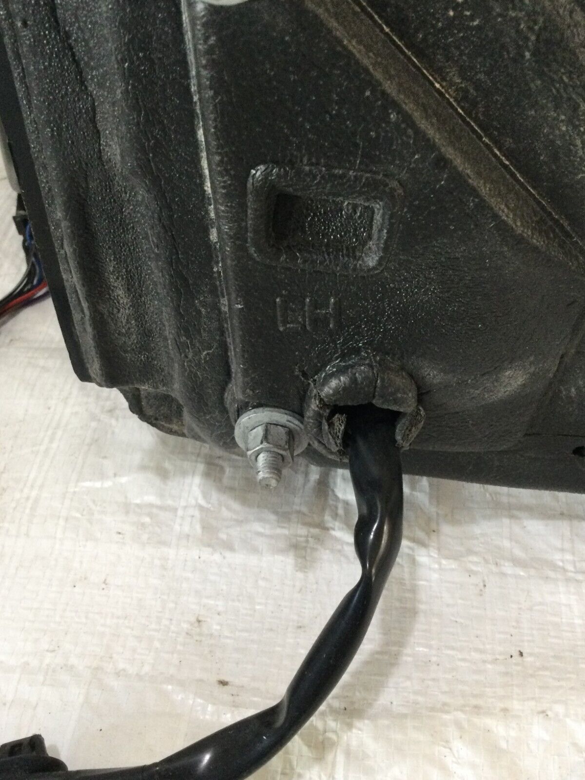2017 Dodge Ram 2500 Left Power Heated Sie View Door Mirror OEM