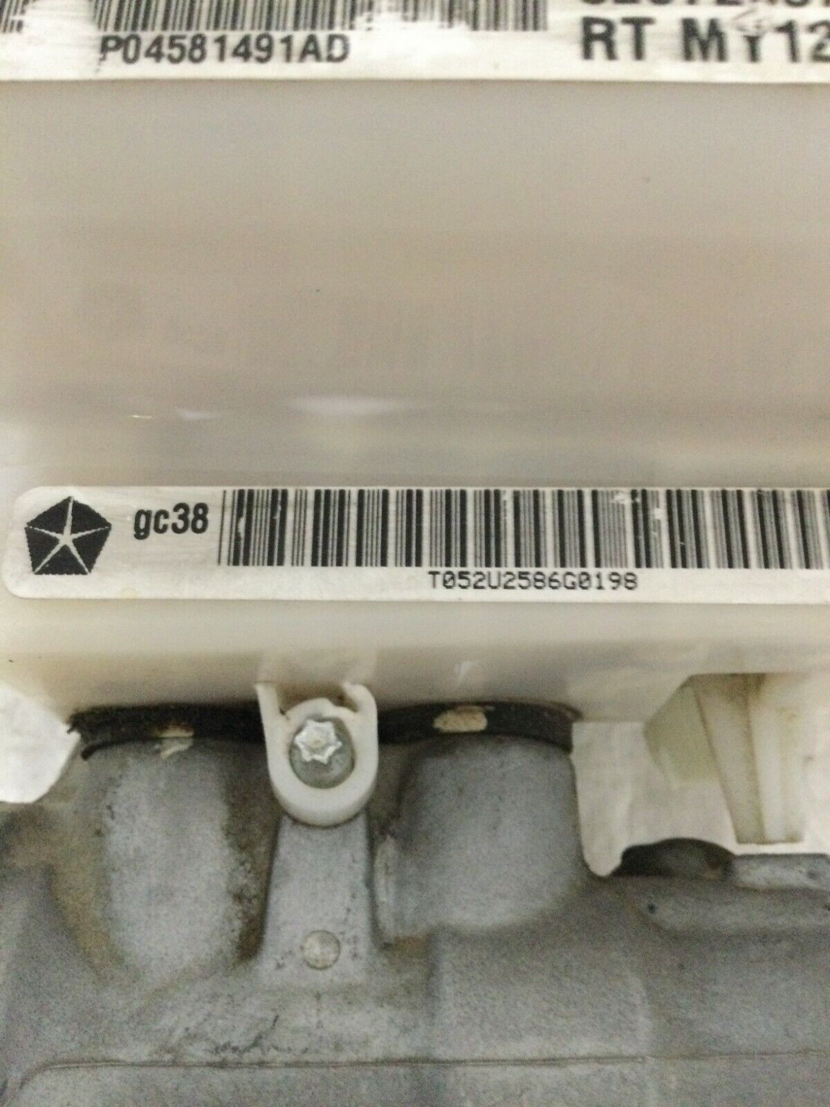 2017 Dodge Grand Caravan Master Power Brake Cylinder W/ Reservoir OEM 04581491AD