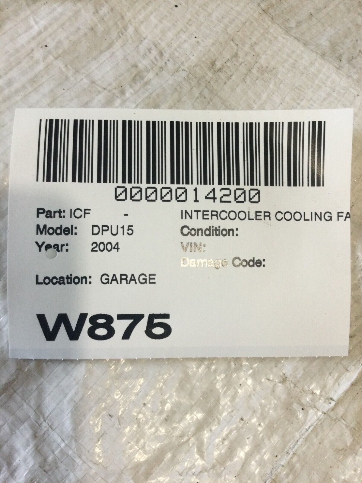 2004 Dodge Ram 1500 Cooling Fan Assembly OEM ( HAS DAMAGE )