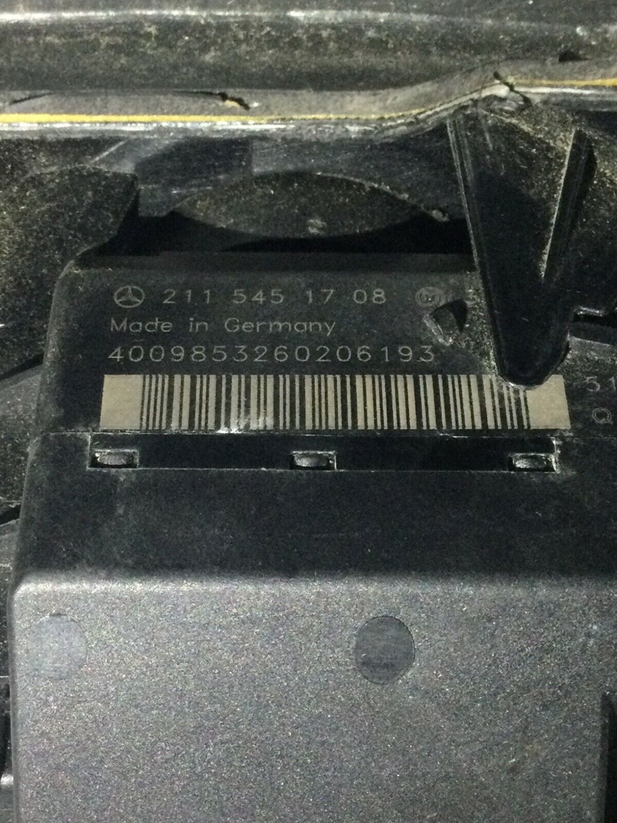 2003-2006 Mercedes Benz W211 E55AMG Kick Panel W/ Parking Button Ignition Module