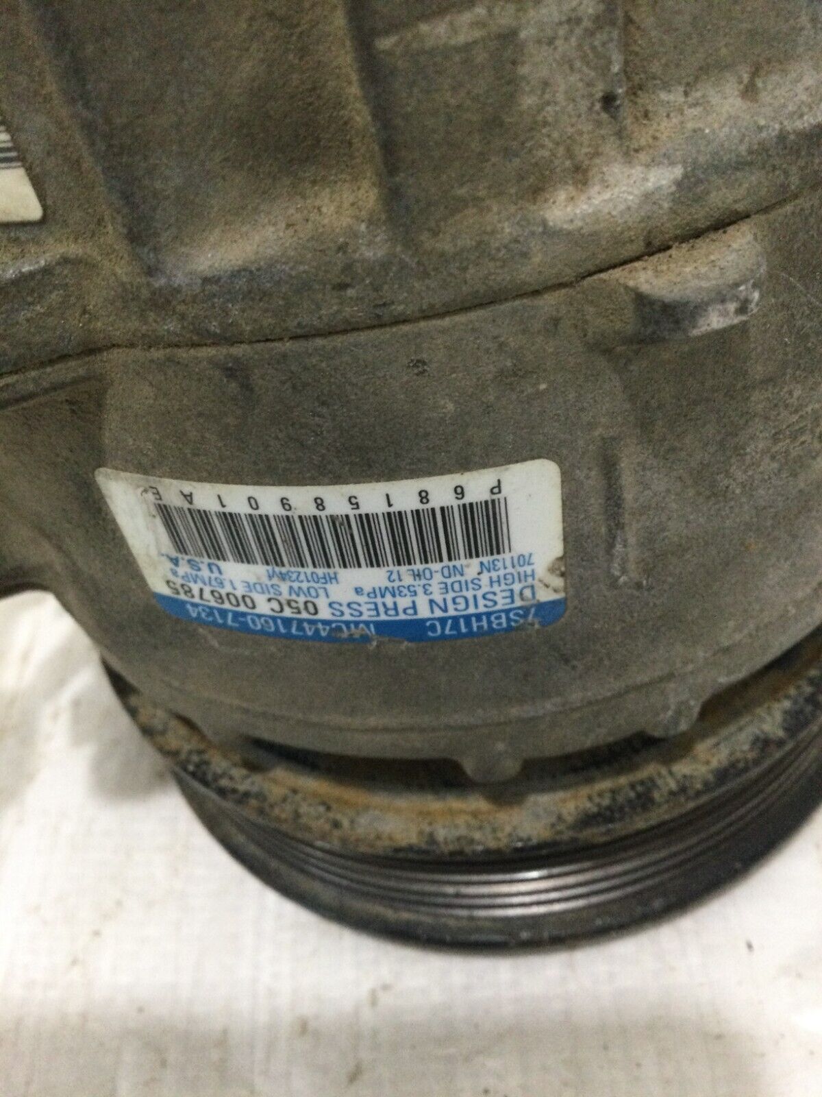 2019 RAM 1500 Air  Compressor Assembly  68158901AE OEM