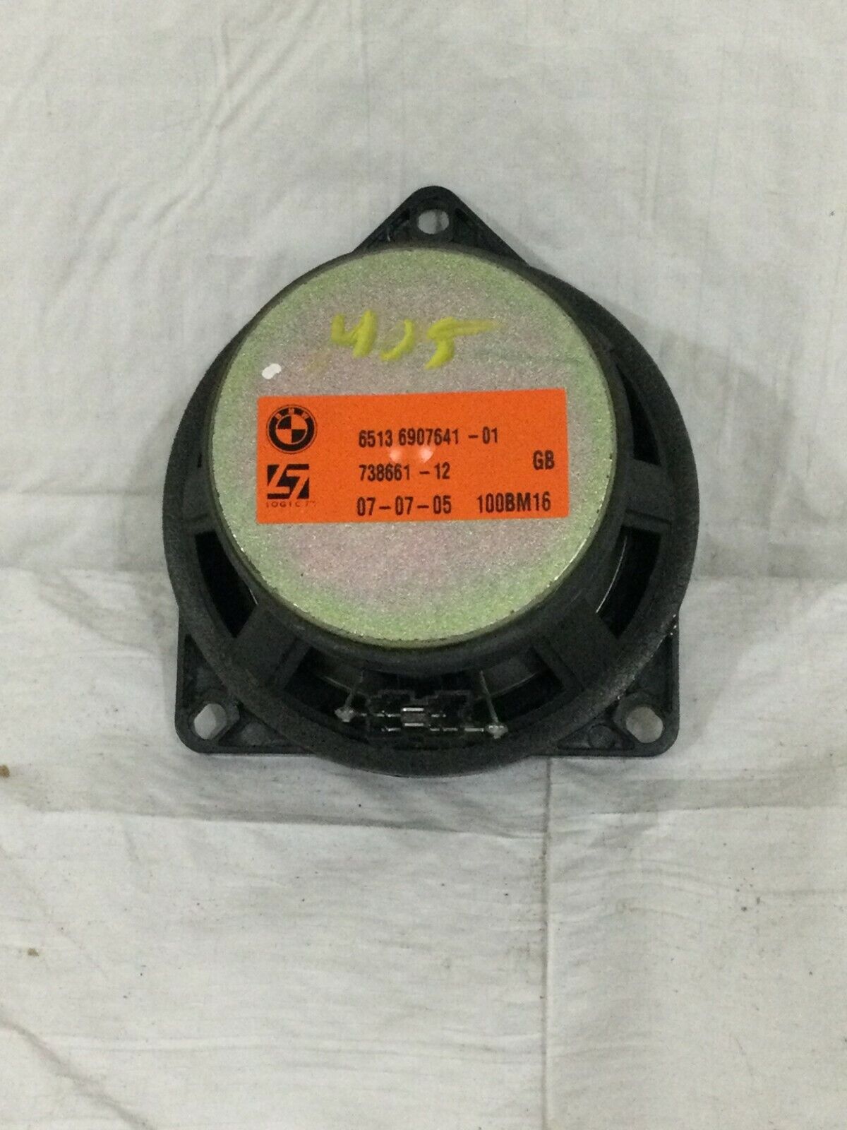 2006 BMW 750LI Rear Right Door Speaker OEM RH 6907641