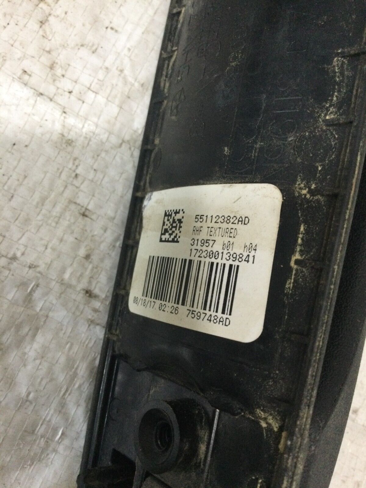 2018 RAM 1500 Front Left Driver Side Exterior Textured Outside Door Handle OEM