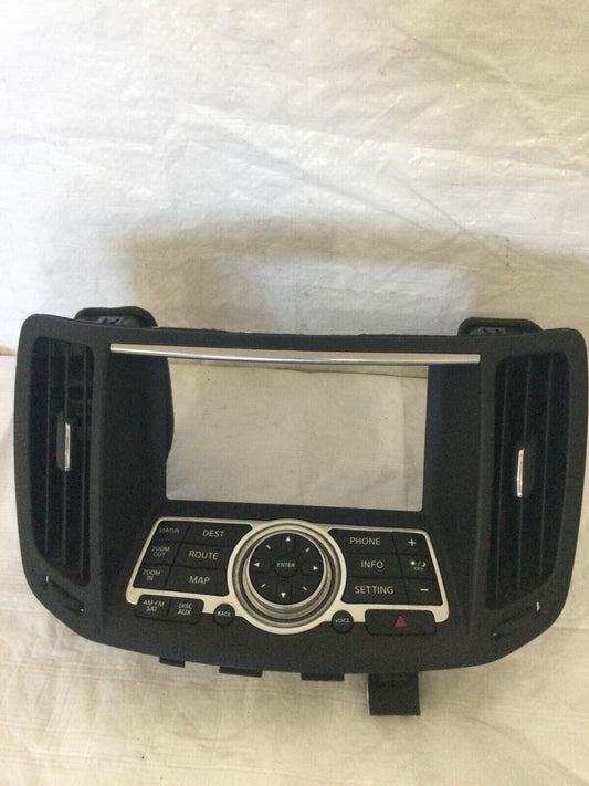 2008 Infiniti G37 Radio Display Control Play W/ Display Bezel OEM 28395JK65B