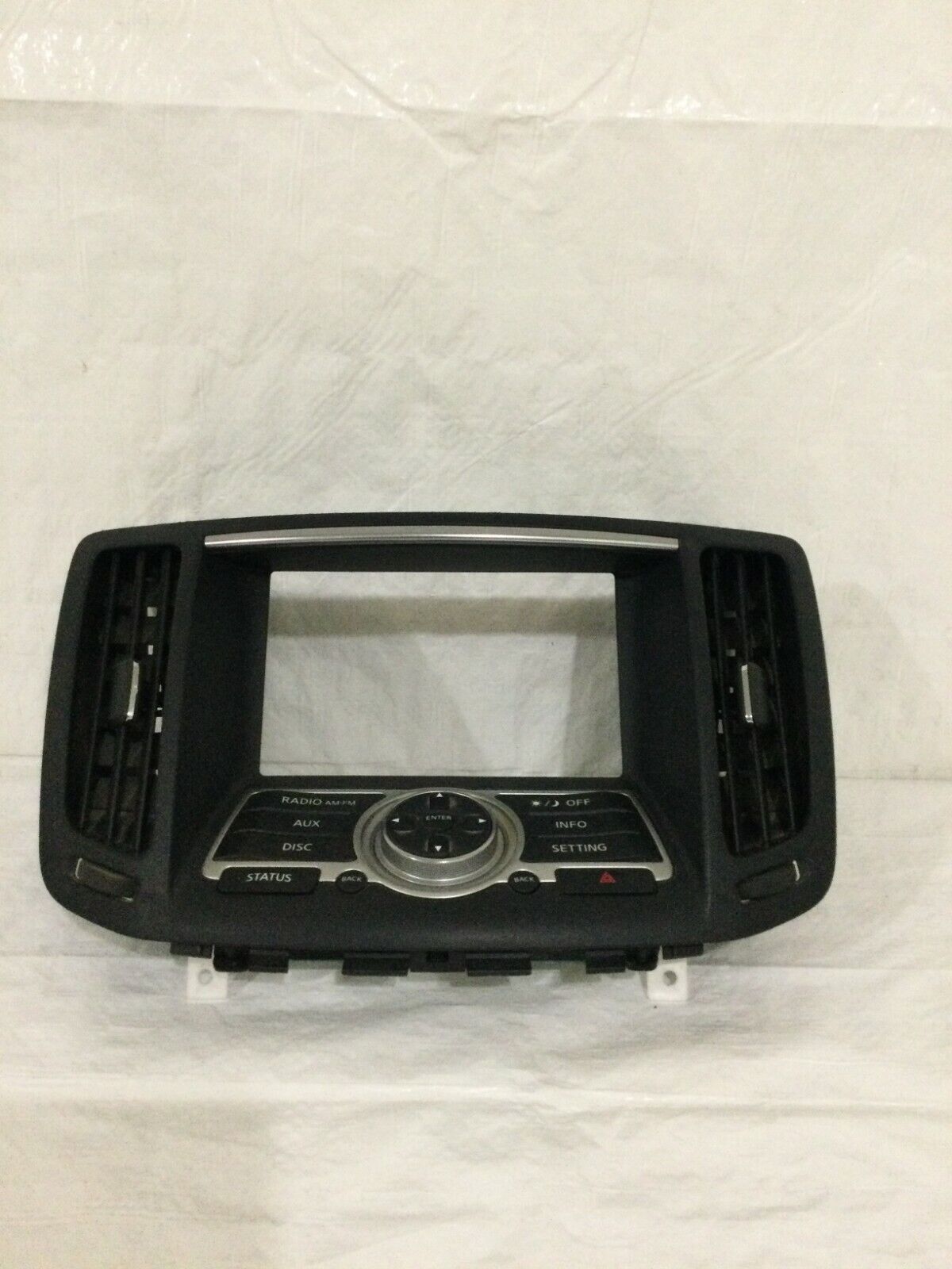 2007 Infiniti G35 Radio Display Control Play W/ Display Bezel OEM 28395JK60B