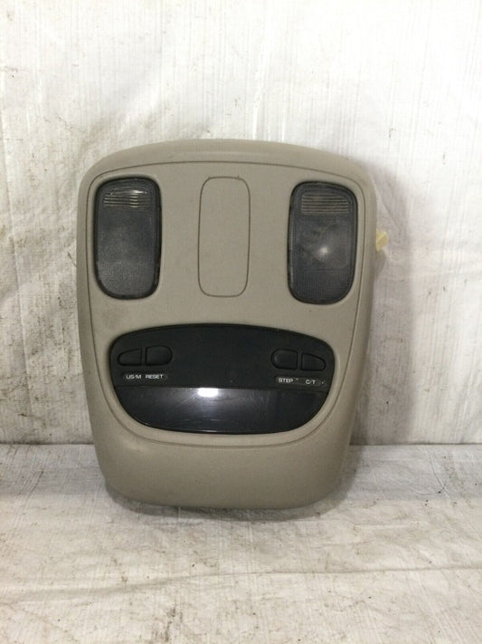 2005 Dodge Ram 1500 Overhead Console Dome Map Lights Digital Display 56049706AF