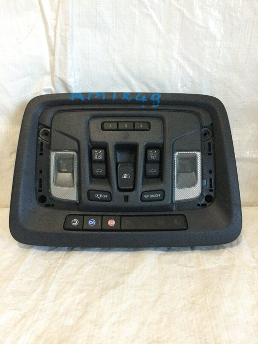 2019-2022 GMC Sierra 1500 Overhead Console Dome Light  W/ Sunroof Control OEM