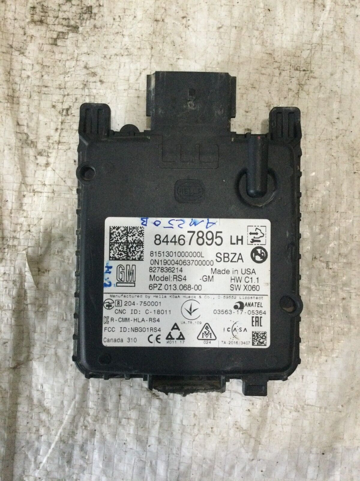 2019- 2020 Chevy Blazer Rear Left Blind Spot Module Sensor 84467895 OEM