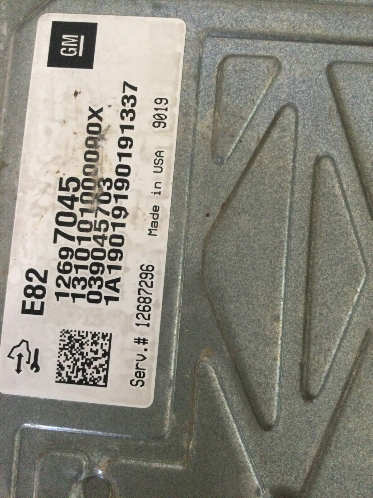 2019 Chevy Blazer 3.6L Engine Computer Control Module ECM ECU EBX 12697045 OEM