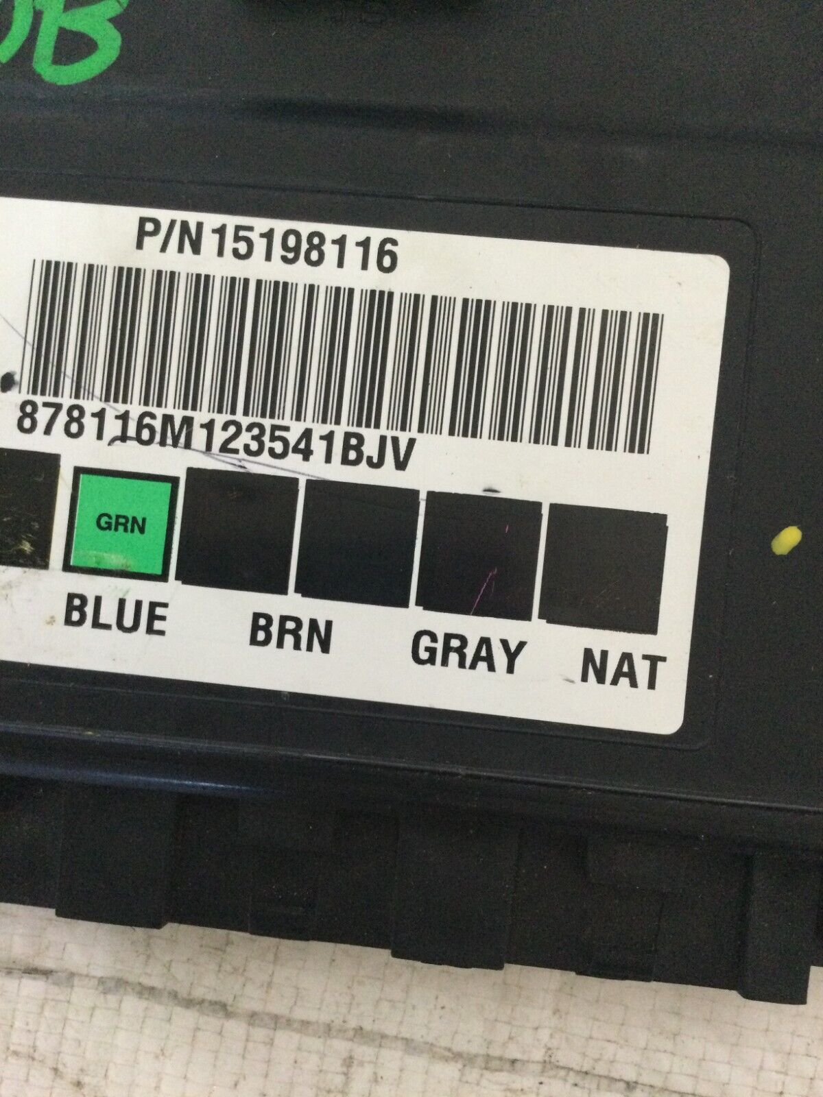 2003-2006 Cadillac Escalade EXT Body Control Module 15198116 BCM