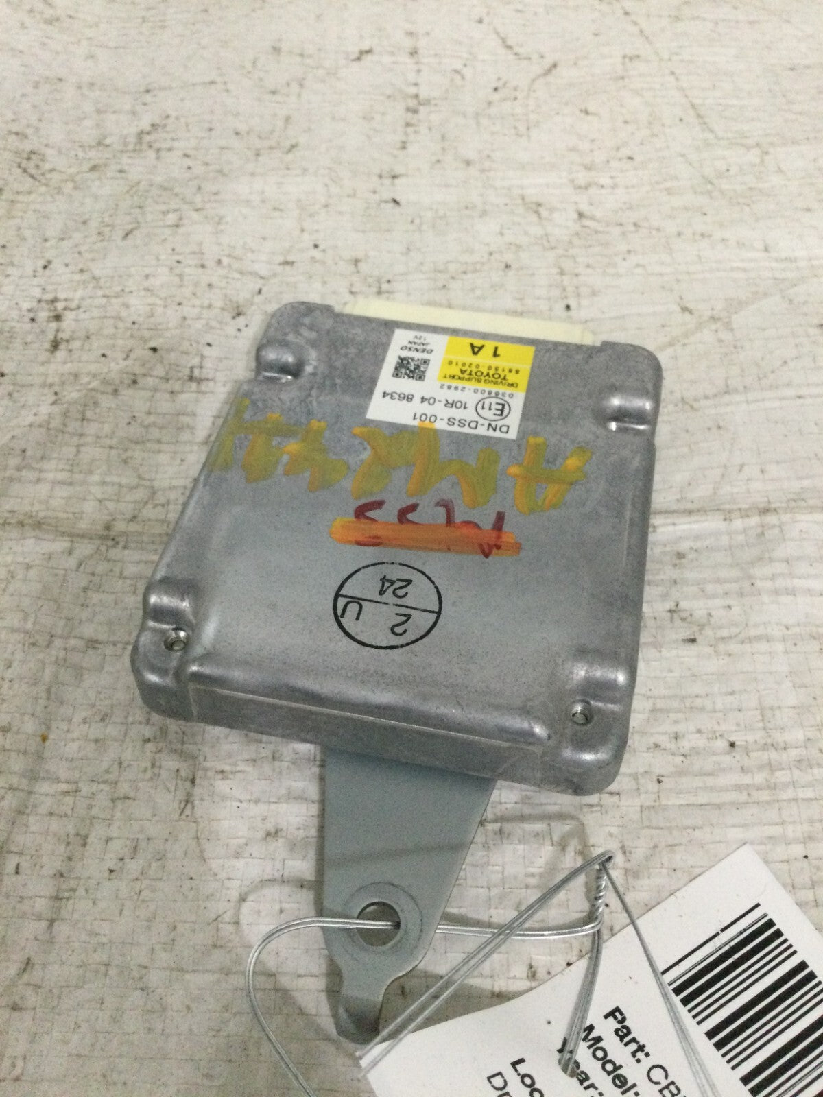 2017 Toyota Corolla Driver Assist Support Control Module 88150-02010 OEM