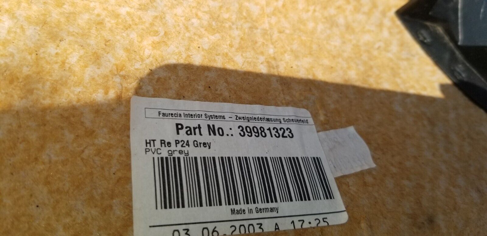 2004 Volvo S60 Rear Right Passenger Door Trim Panel OEM 39981323