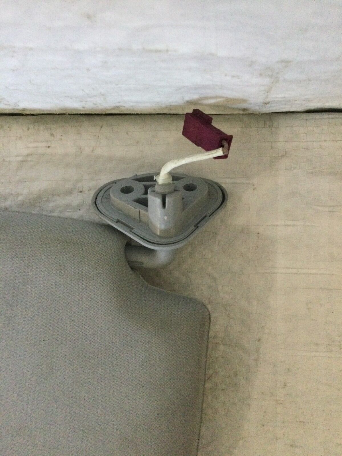 2004-2005 BMW 745i 745LI E65 E66 Driver Sun Visor Sunvisor Gray W/ Mirror OEM LH