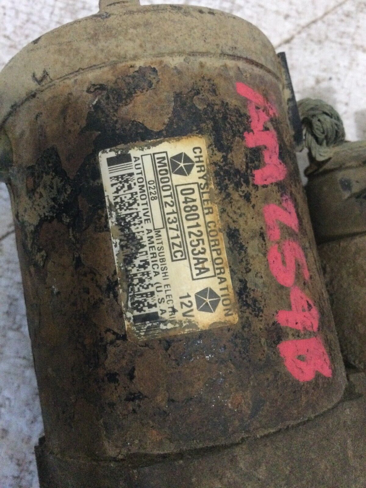 2005 -2008 Dodge RAM 1500 Engine Starter Motor OEM  04801253AA