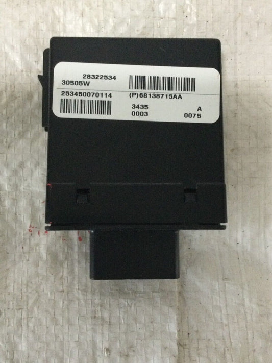 2015 Jeep Wrangler Heated Seat Module P68138715AA OEM