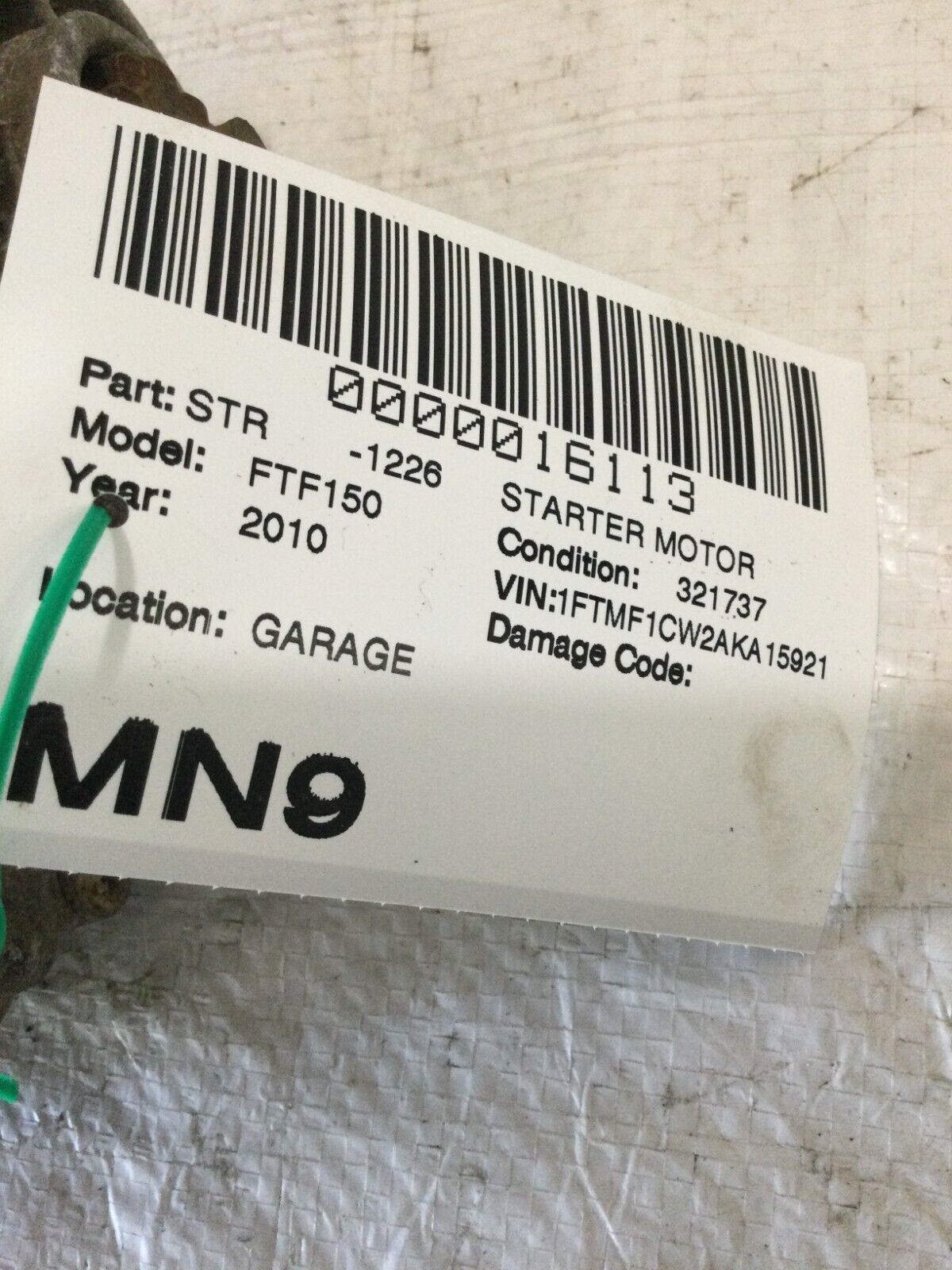 1999-2013 Ford F-150 Engine Starter Motor Solenoid OEM 9L3411000AB