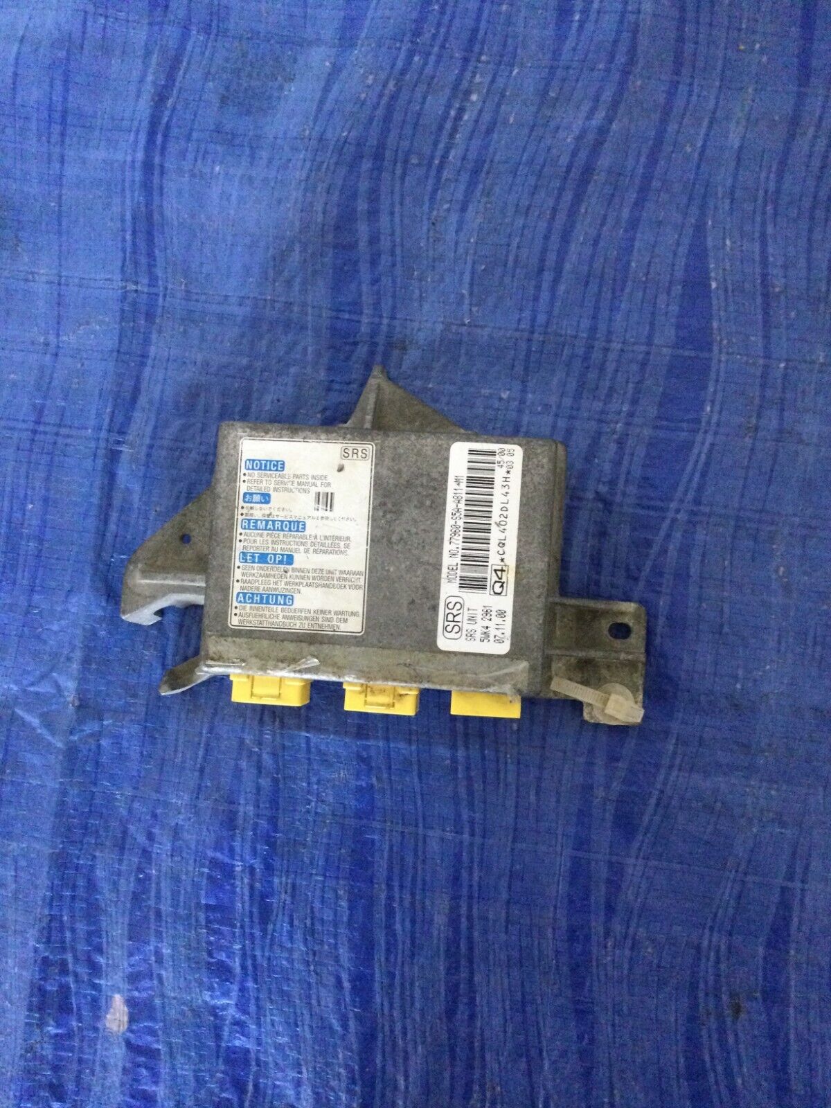 2001-2003 Honda Civic SRS Control Module 77960-S5A-A811-M1  OEM