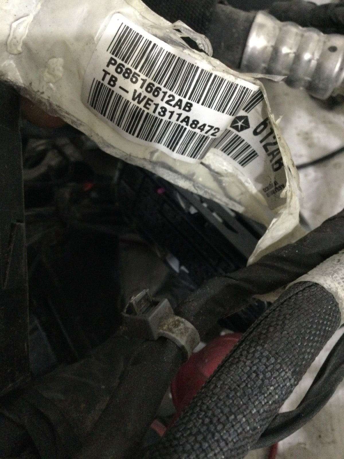 2021 Dodge Ram 3500 Transmission Wiring Harness OEM 68516612AB