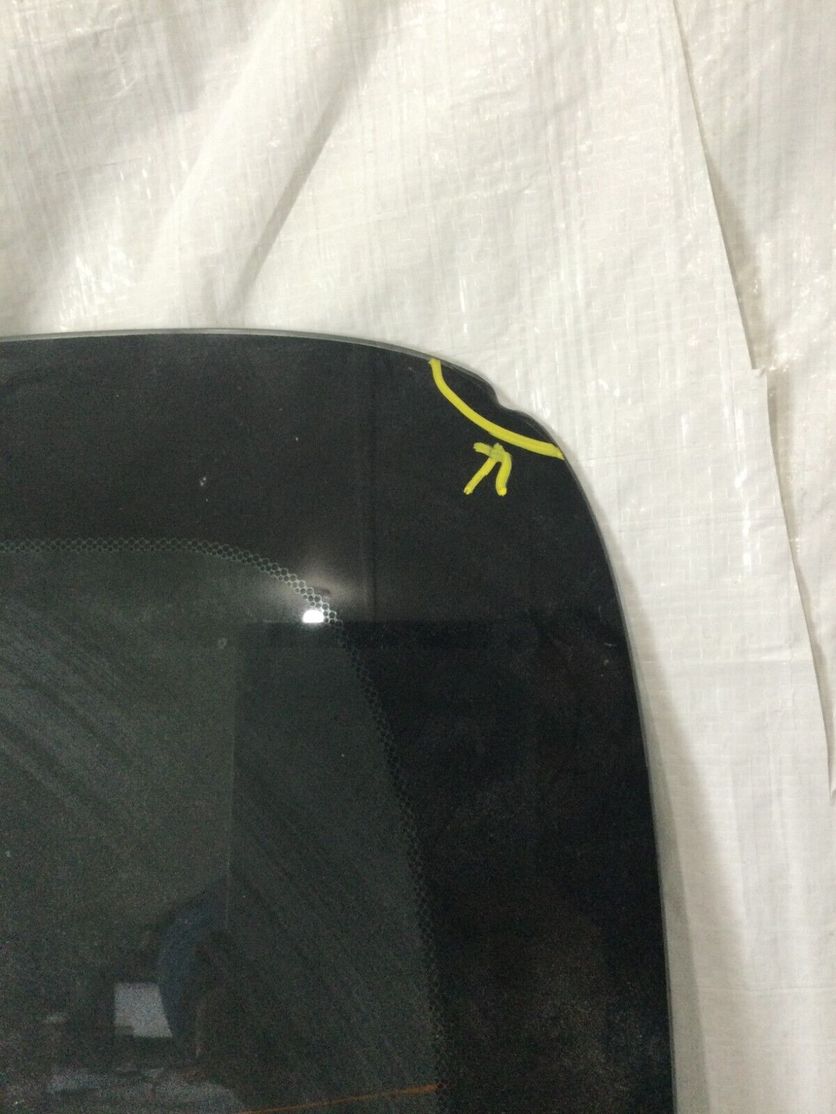2016-2021 ACURA ILX REAR WINDSHIELD BACK WINDOW GLASS TINTED (DAMAGE MARKED )