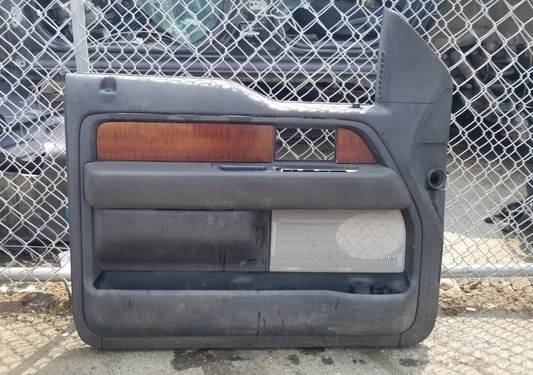 2014 Ford F-150 F150 Door Trim Panel Front Left Driver Woodgrain 9L34-1823943