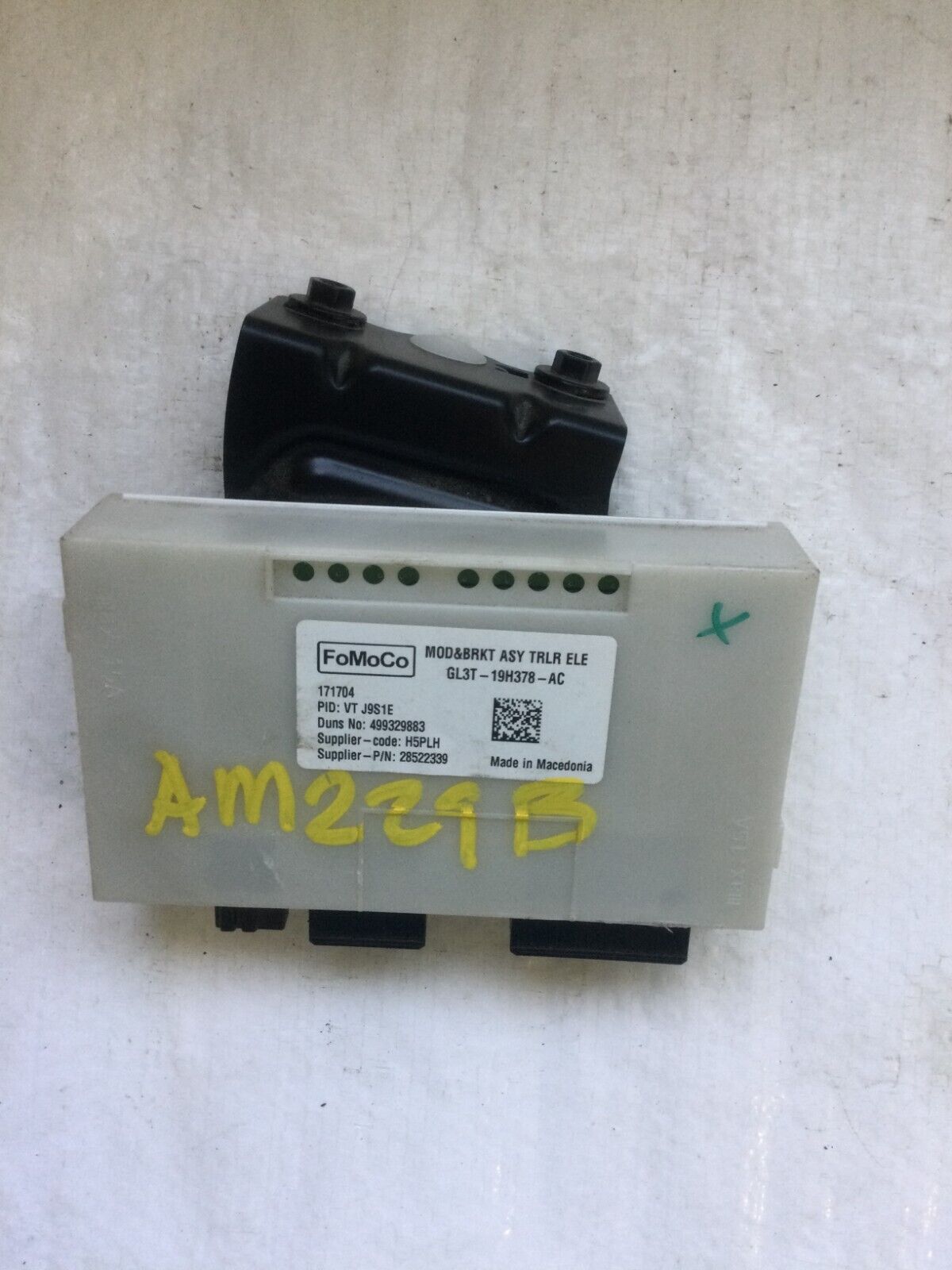 2017 2018 Ford F150 Trailer Tow Control Module Computer OEM GL3T-19H378-AC