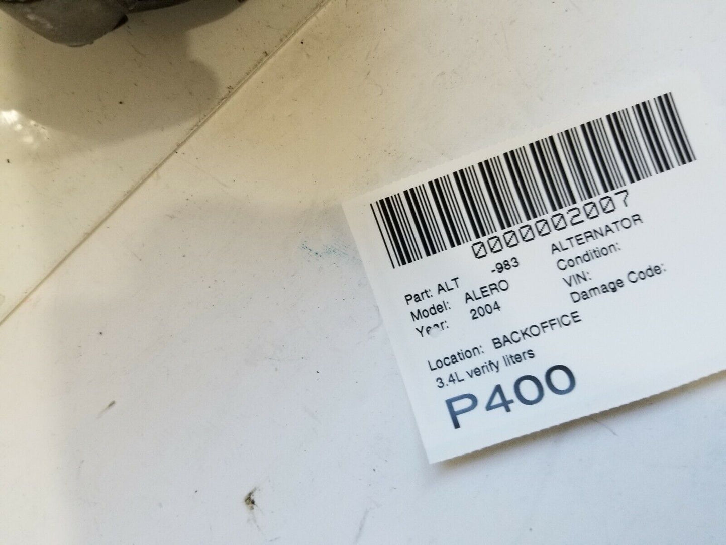 2002-2004 Oldsmobile Alero 2.2L Alternator Motor 