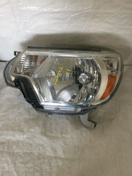 2015 Toyota Tacoma Headlight Driver Left LH Halogen OEM