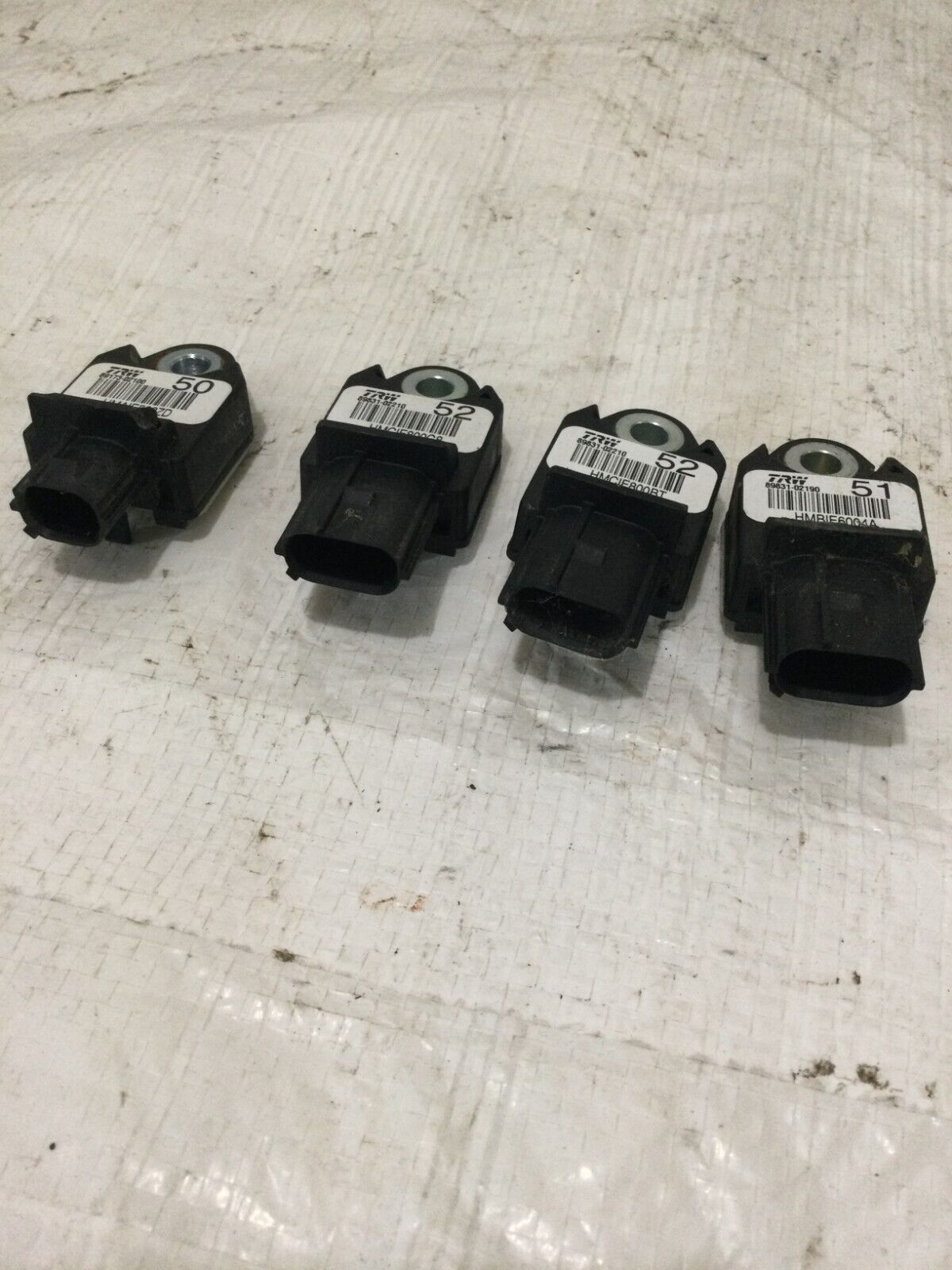 2018 Toyota Corolla Front Left Crash Sensor Module 89173-02100 OEM Set of 4