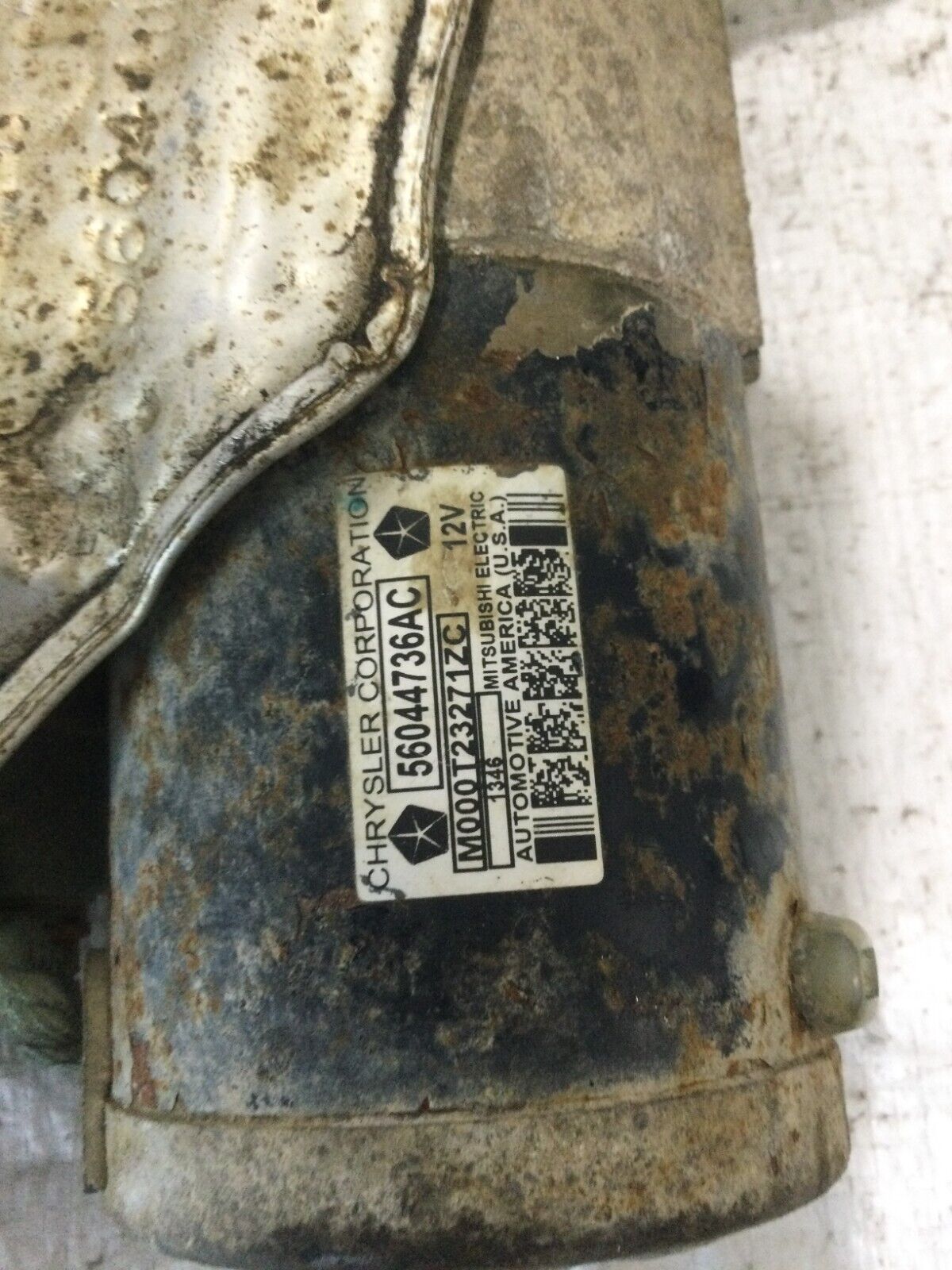 2018 Dodge Ram  2500 Starter Motor  56044736AC OEM