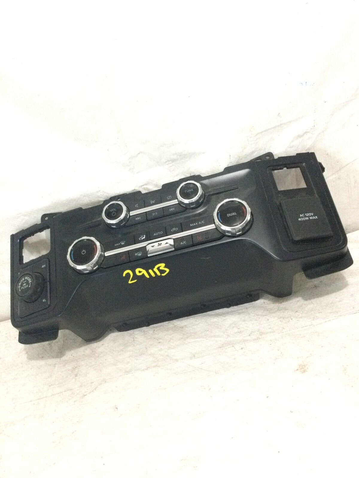 2021-2024 Ford F150 Control Panel w/Radio & Climate Control Auto Dual Zone Temp