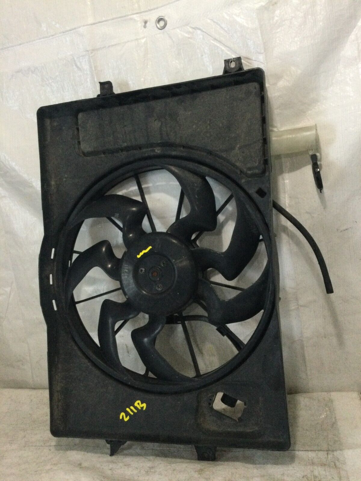 2017 Hyundai Elantra 2.0L Sedan Cooling Fan Motor Assembly W/ Reservoir OEM