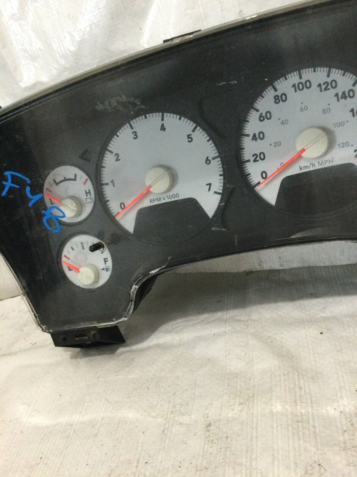 2007 Dodge Ram 1500  Speedometer Instrument Cluster KPH 05172048AE OEM