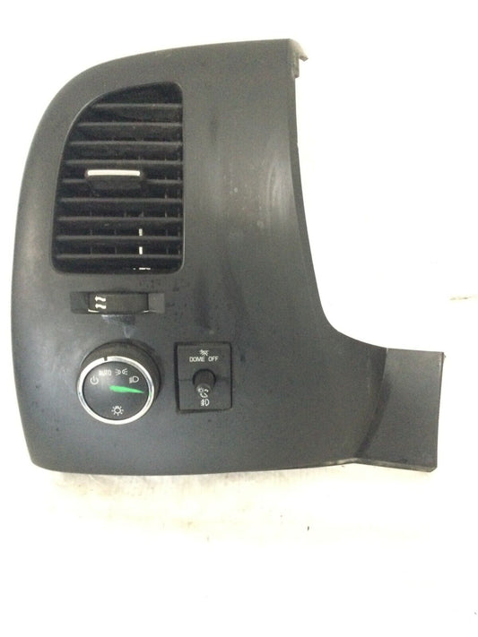 2008 Chevrolet Silverado 2500HD Air Vent W/ Headlight Switch 25858705 OEM