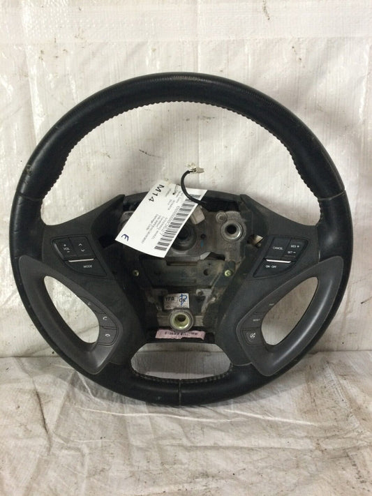 2014 Hyundai Sonata Black Leather Strng Wheel W/ Control Buttons OEM