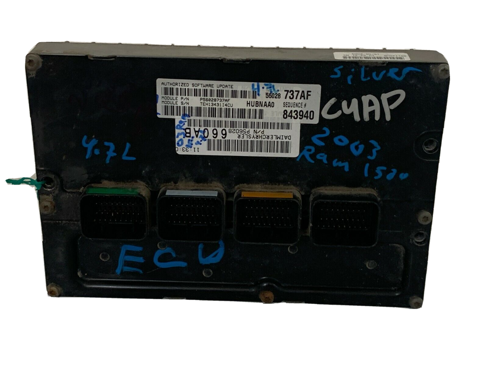 2003 Dodge Ram 1500 ECU ECM 4.7L Engine Computer Control Module OEM 56028660AB