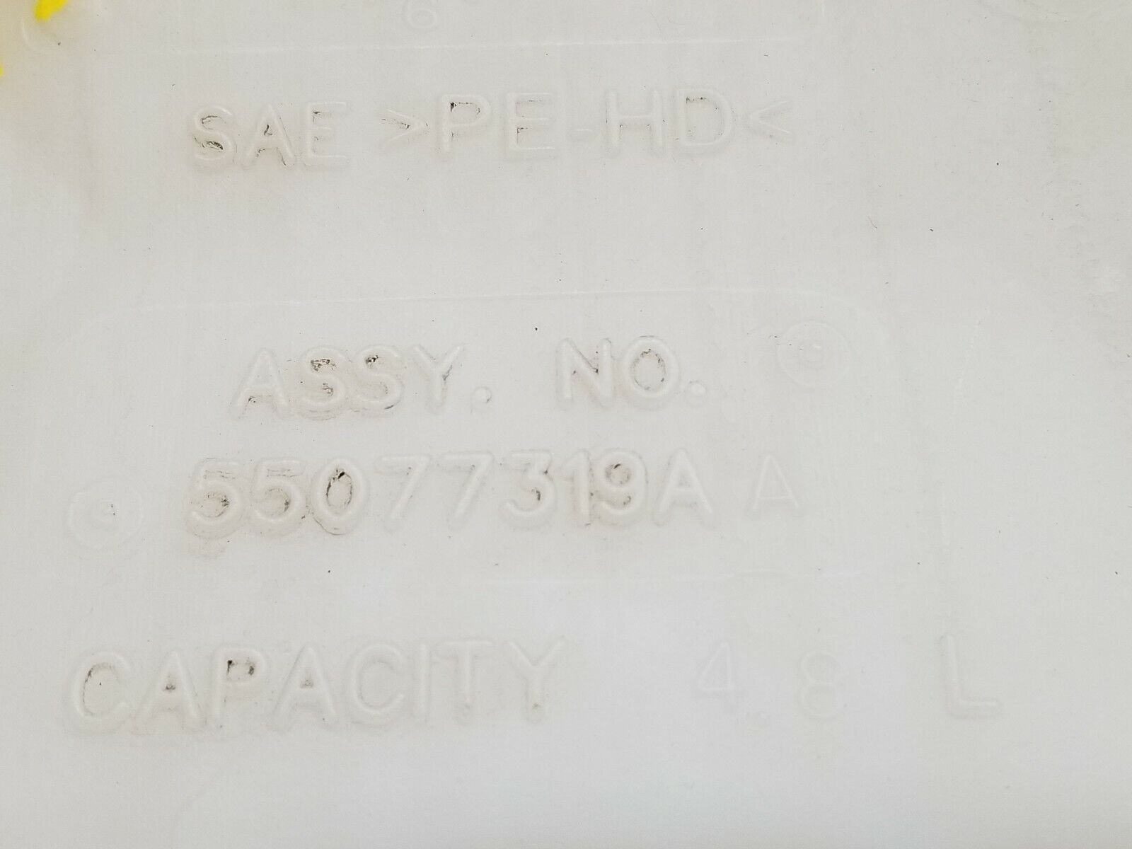 2004 Dodge Ram 1500 Windshield Washer Fluid Reservoir Tank 55077319AA OEM