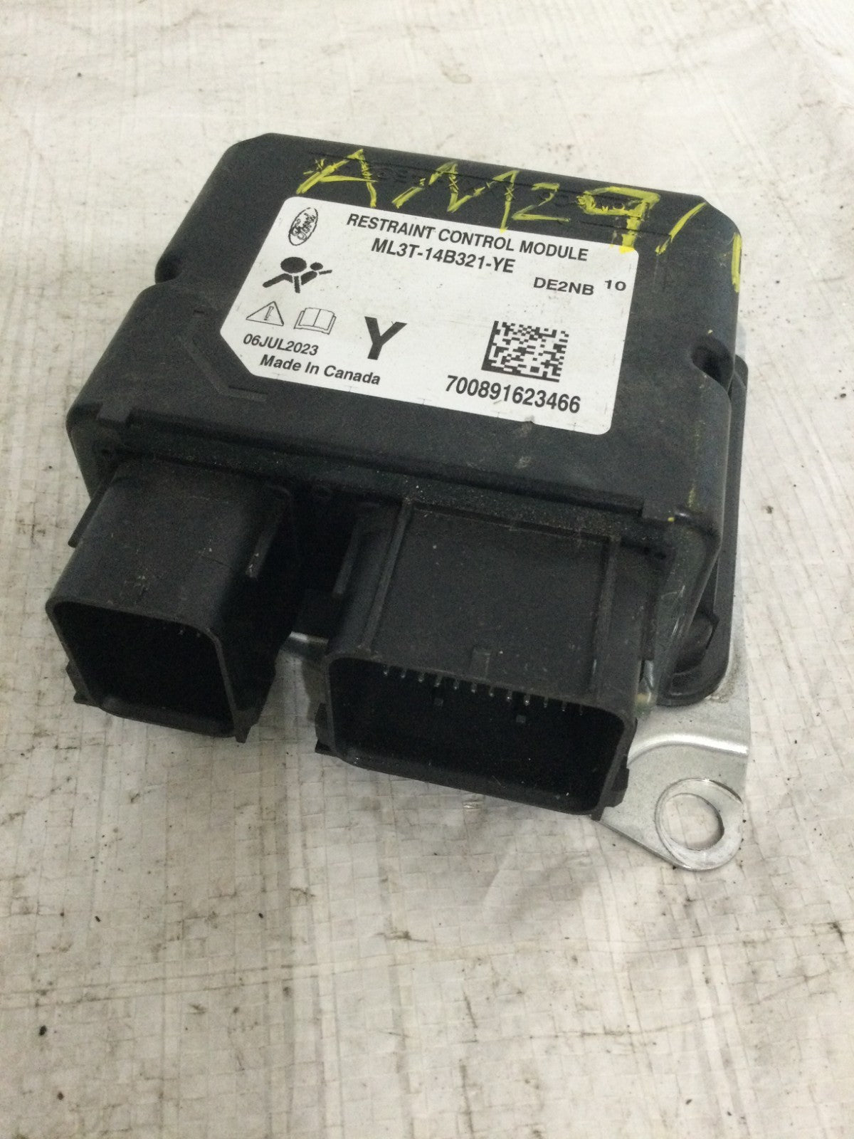 2023 Ford F150 F-150 Restraint Control Module OEM ML3T-14B321-YE