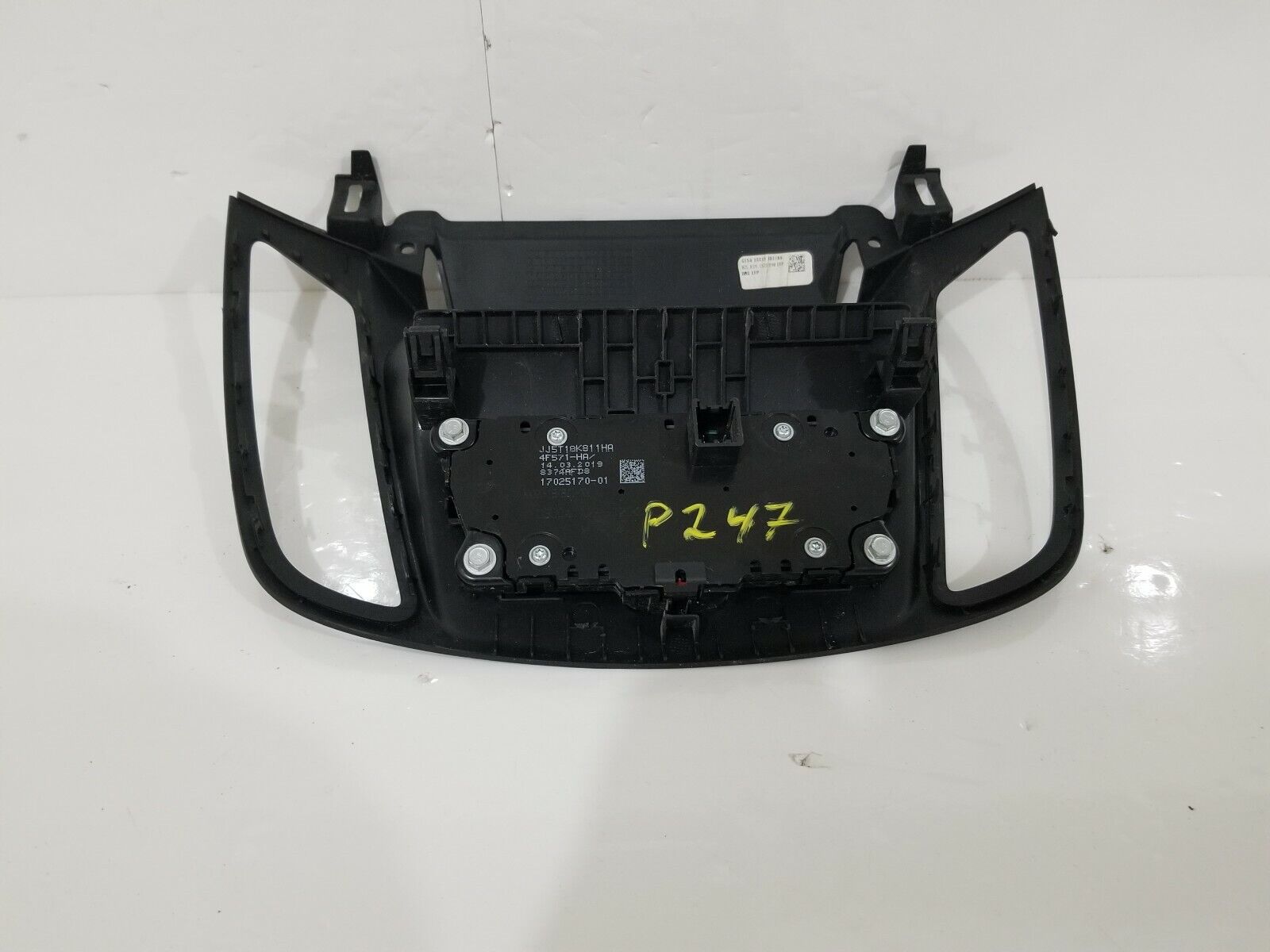 2019 Ford Escape Radio Equipment Control Panel OEM JJ5T18K811HA